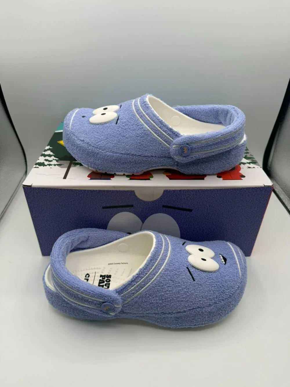 Crocs x South Park Towelie Classic Clogs Blue Men Size 8 Women 10